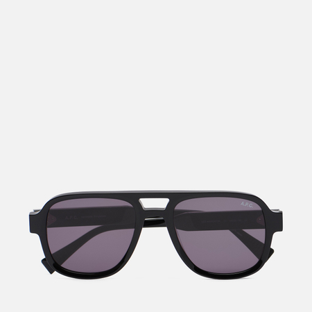 Солнцезащитные очки A.P.C. Navigator, цвет чёрный, размер 54mm