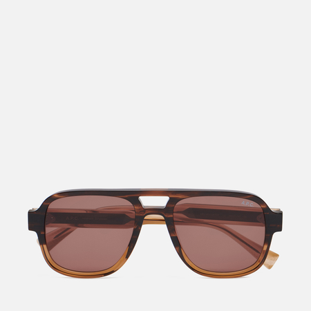 Солнцезащитные очки A.P.C. Navigator, цвет коричневый, размер 54mm