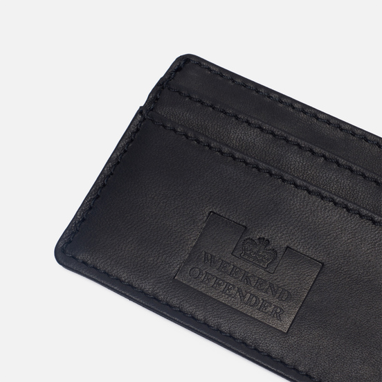Держатель для карточек Weekend Offender Leather Black