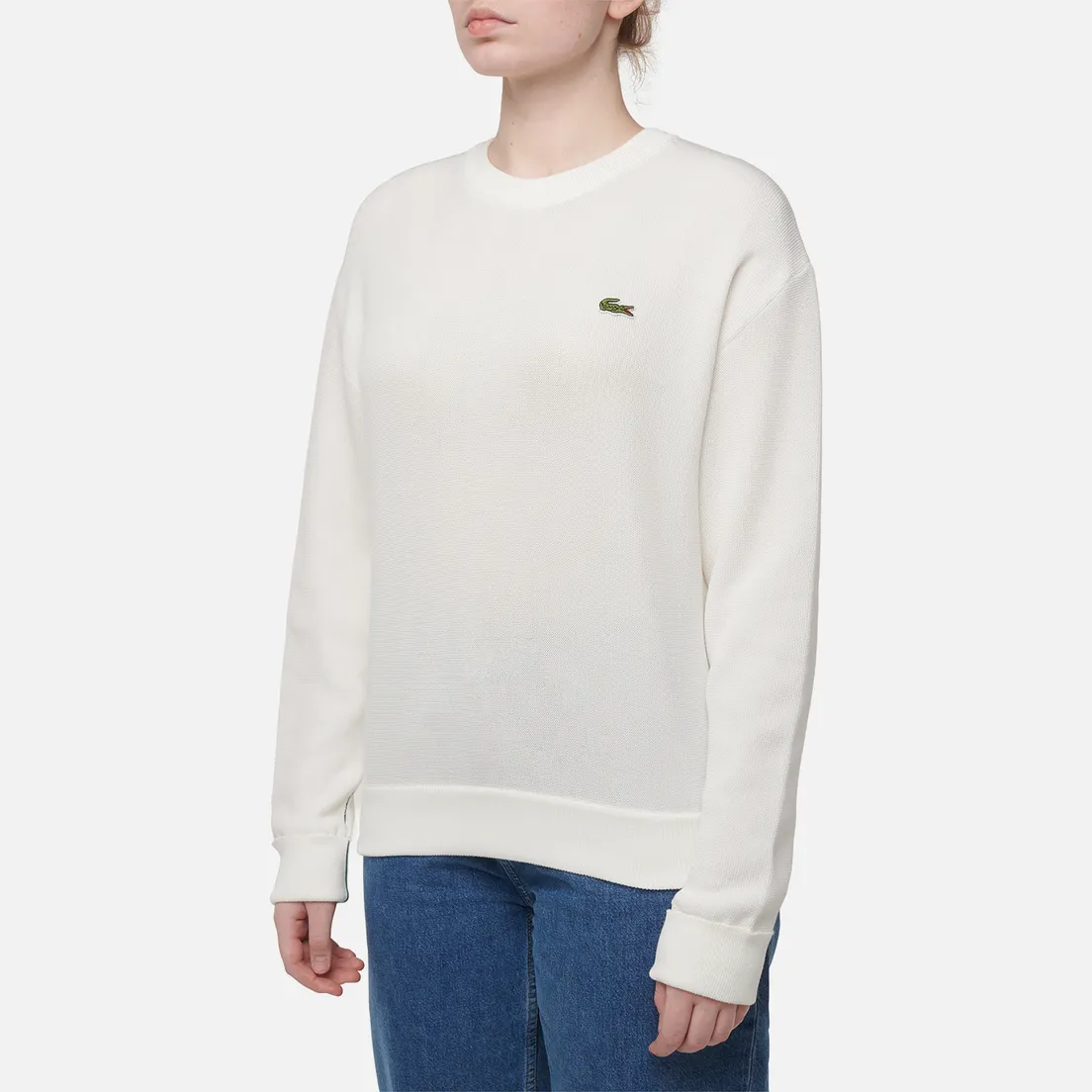 Lacoste Женский свитер Round Neck Organic