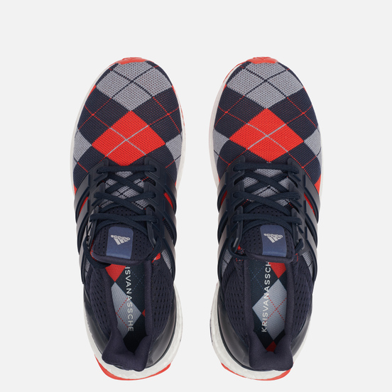 Мужские кроссовки adidas Performance x Kris Van Assche Ultra Boost Night Navy/Light Grey/Red