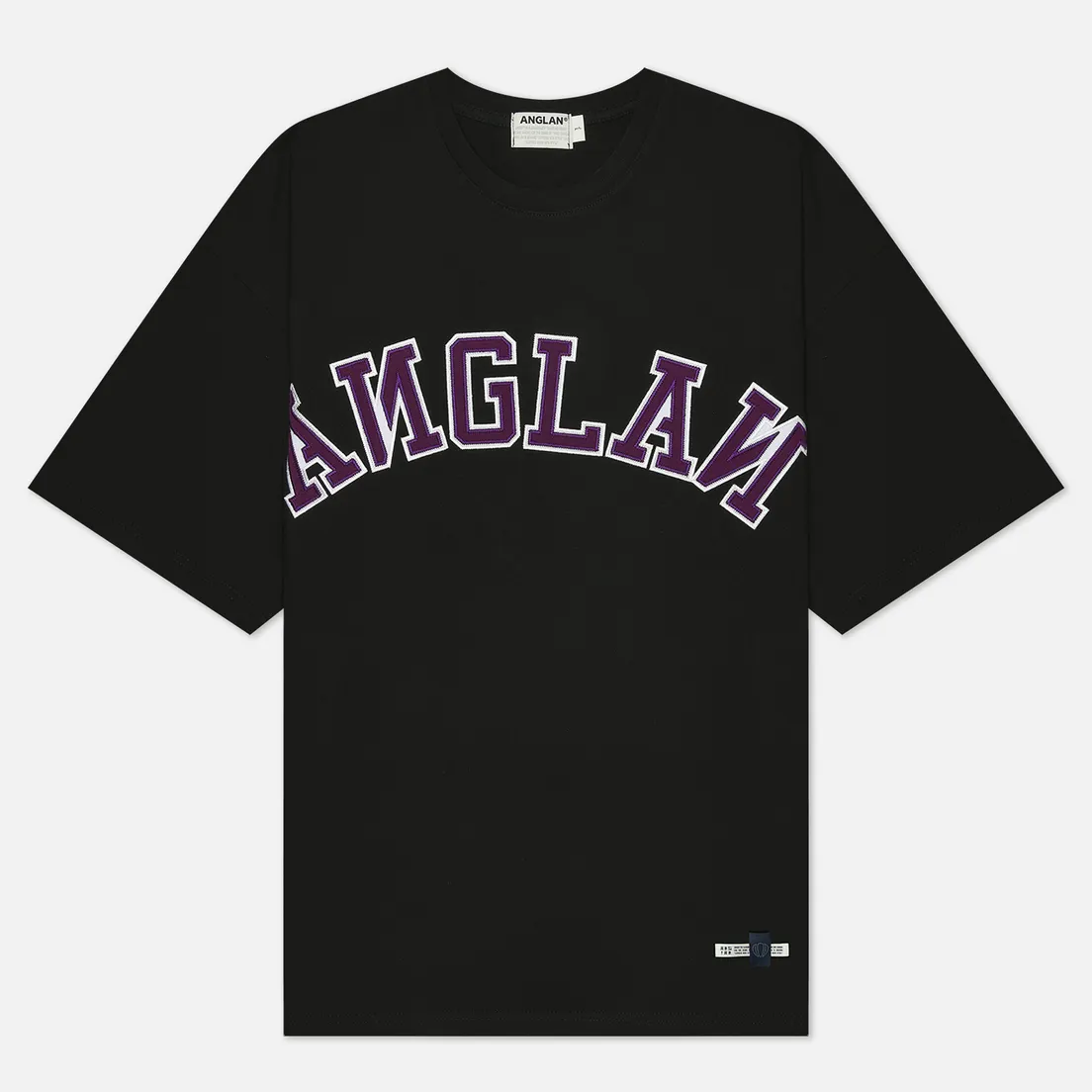 Anglan Мужская футболка Applique Logo Half