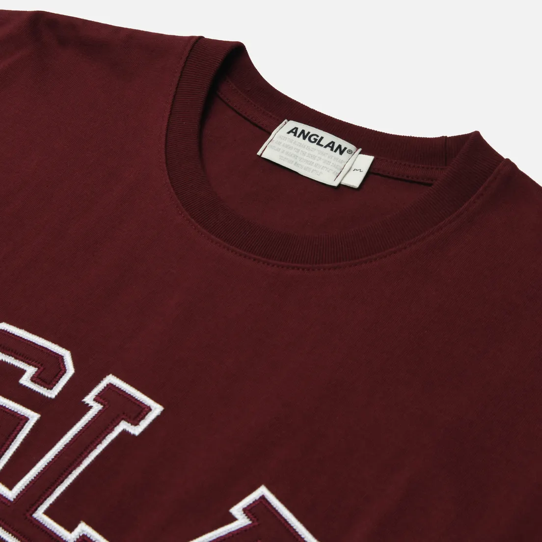 Anglan Мужская футболка Applique Logo Half