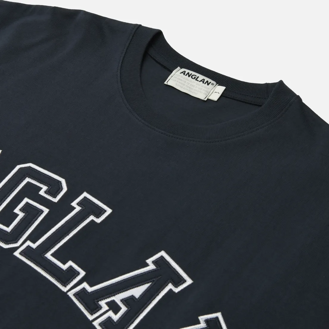 Anglan Мужская футболка Applique Logo Half
