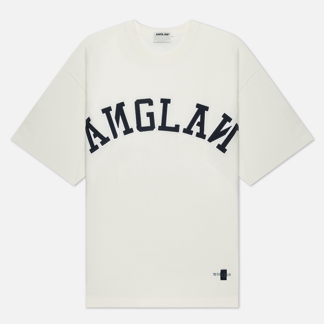 Anglan Мужская футболка Applique Logo Half