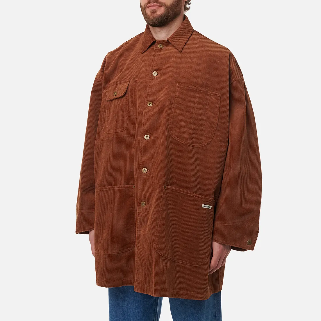 Anglan Мужское пальто Corduroy Work