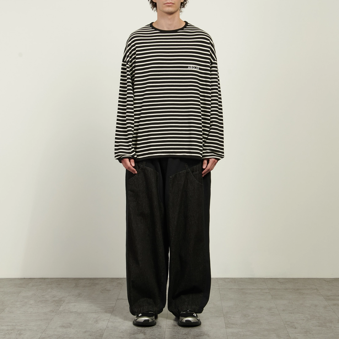 Anglan Мужские брюки Denim Double Sweat Balloon