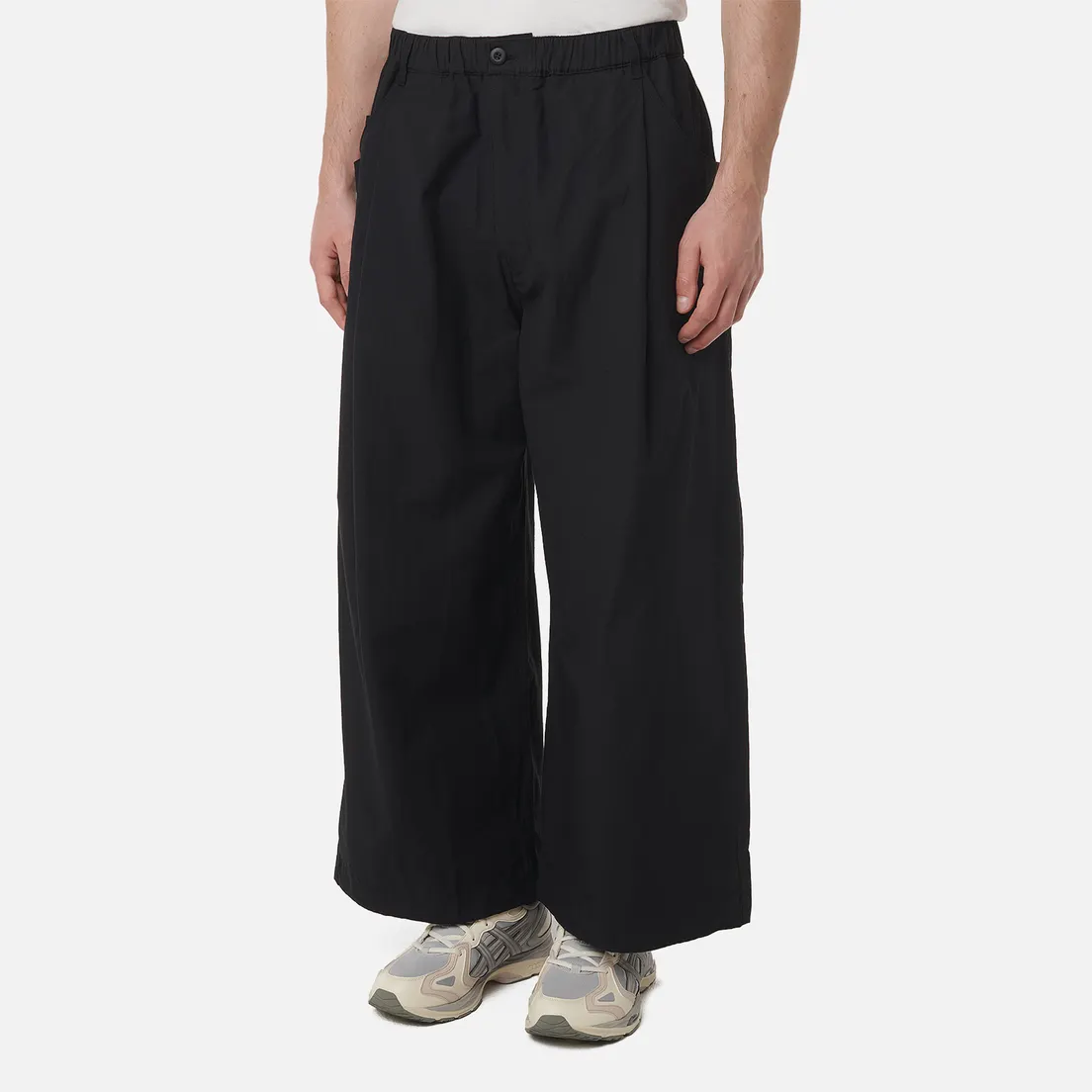Anglan Мужские брюки Decent Pocket Deep Tuck Wide