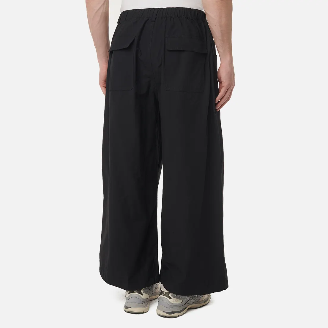 Anglan Мужские брюки Decent Pocket Deep Tuck Wide
