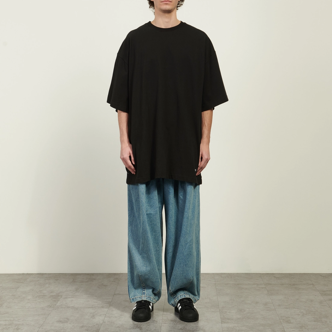 Anglan Мужская футболка Layered Essential Logo Half