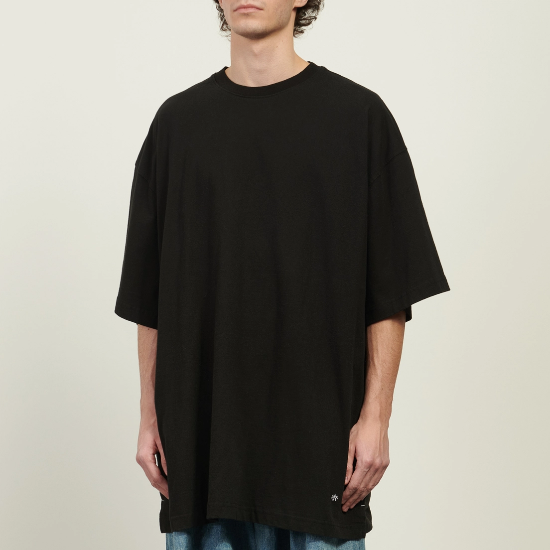 Anglan Мужская футболка Layered Essential Logo Half