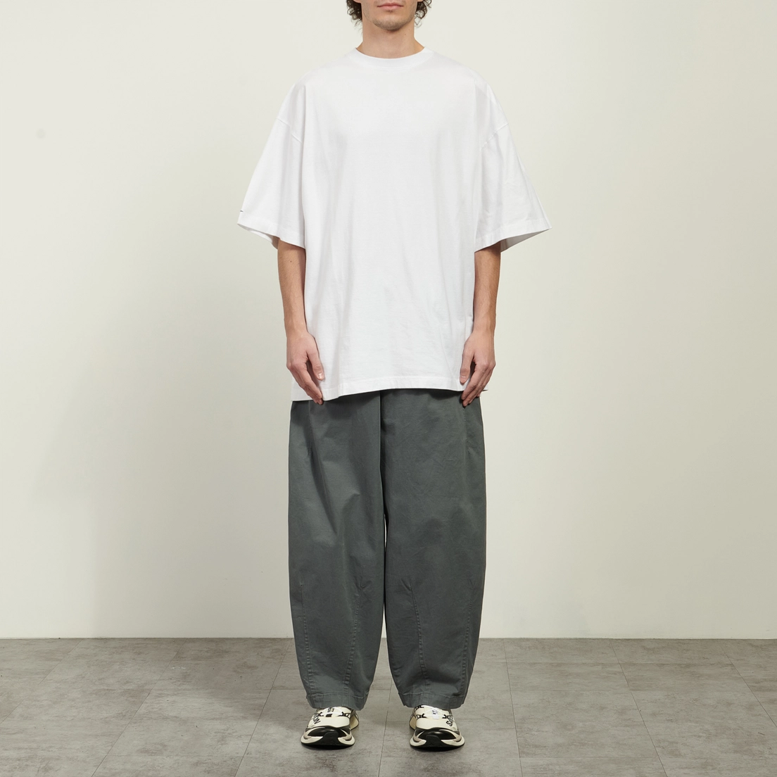 Anglan Мужская футболка Layered Essential Logo Half