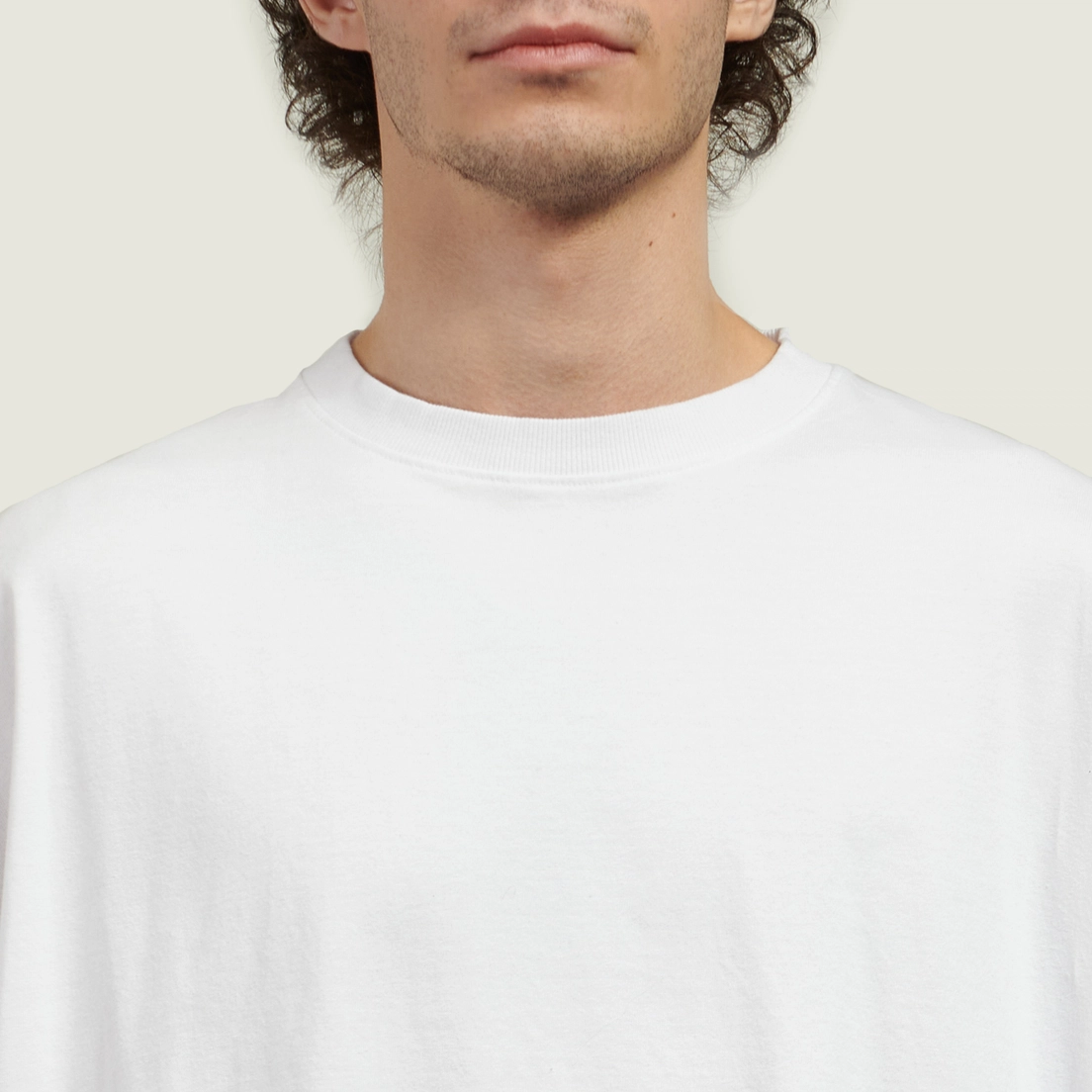 Anglan Мужская футболка Layered Essential Logo Half