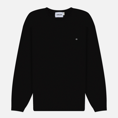 Мужской лонгслив Anglan Layered Essential Logo, цвет чёрный, размер M