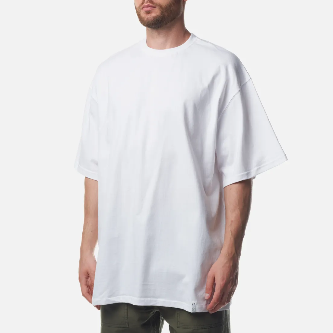 Anglan Мужская футболка Layered Essential Label Half