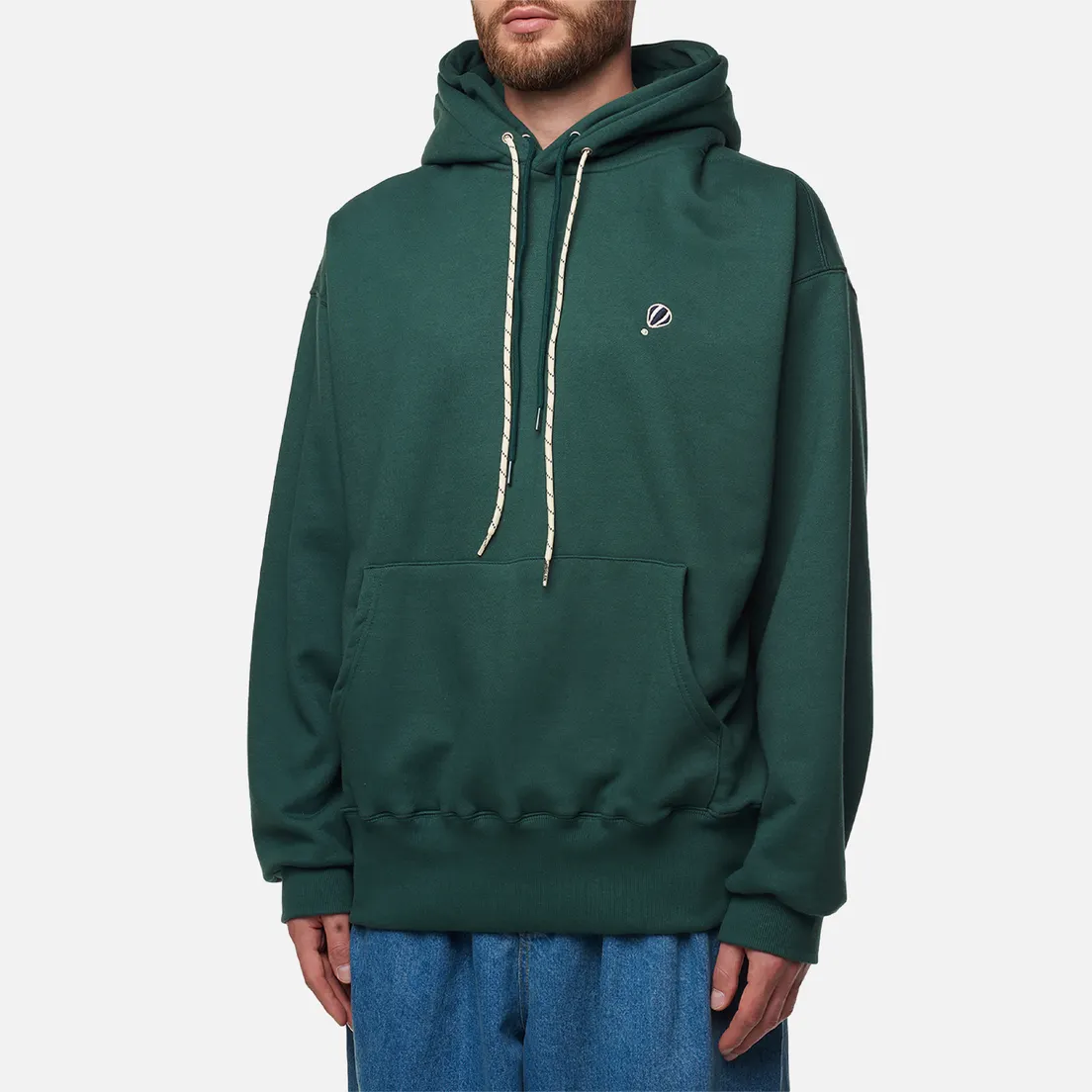 Anglan Мужская толстовка Oblique Balloon Double Hoodie