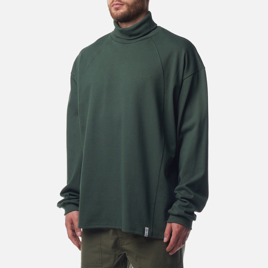 Anglan Мужской лонгслив Oval Incision Turtle Neck