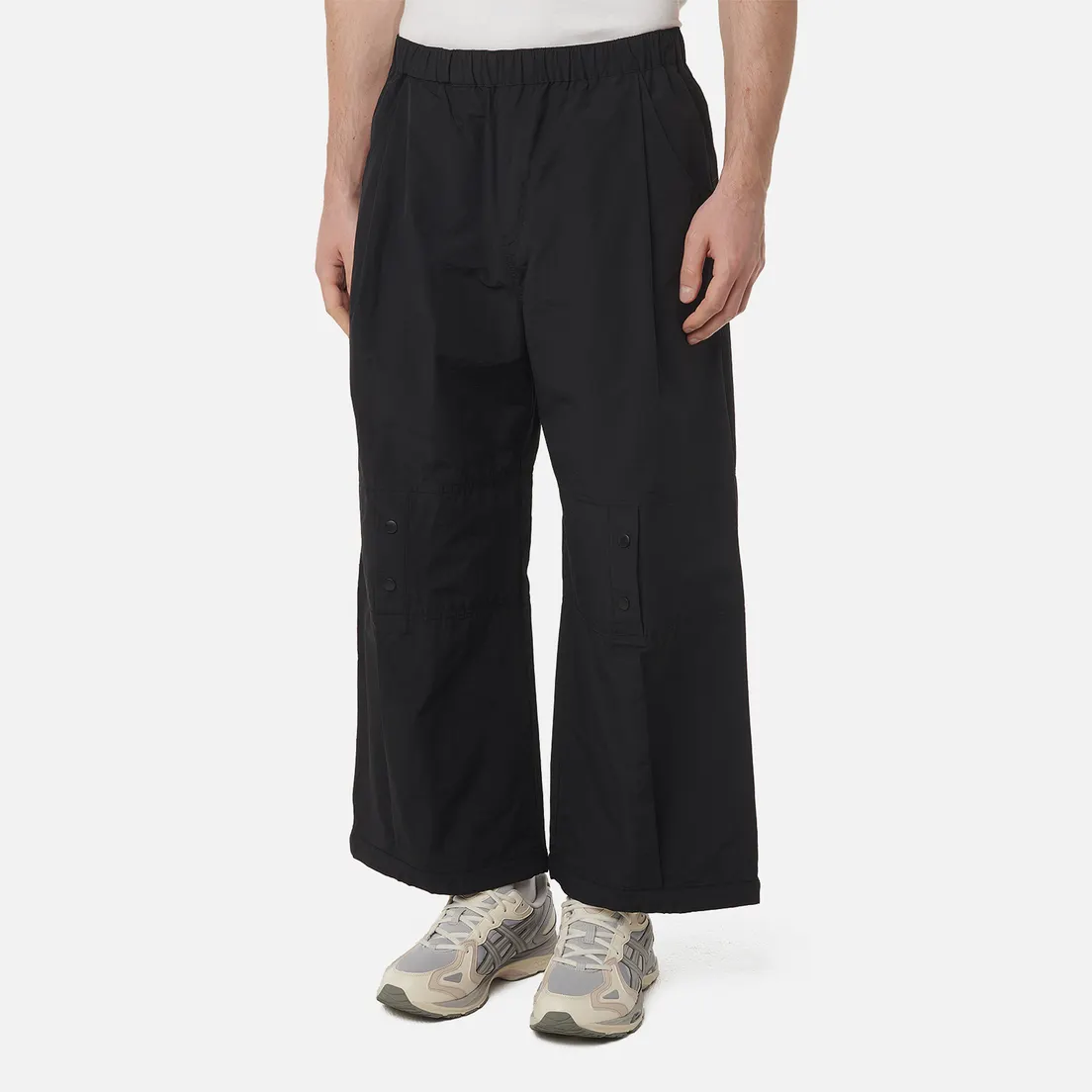 Anglan Мужские брюки Perky Button Knee Wide