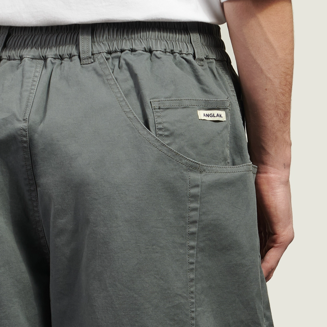 Anglan Мужские брюки Pit Pocket Dart Chino Balloon