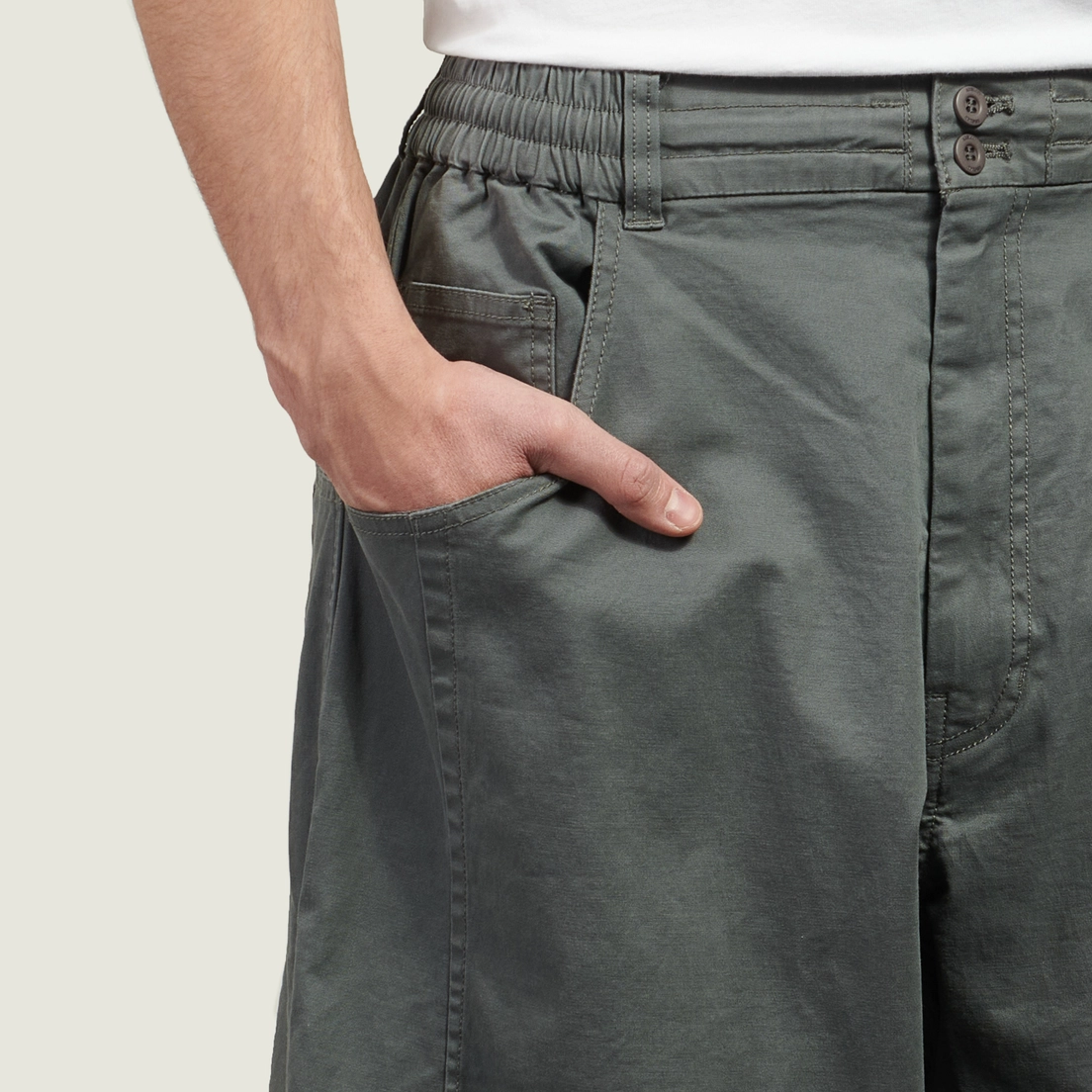Anglan Мужские брюки Pit Pocket Dart Chino Balloon