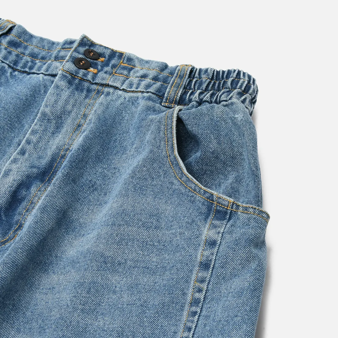 Anglan Мужские джинсы Pit Pocket Dart Denim Balloon
