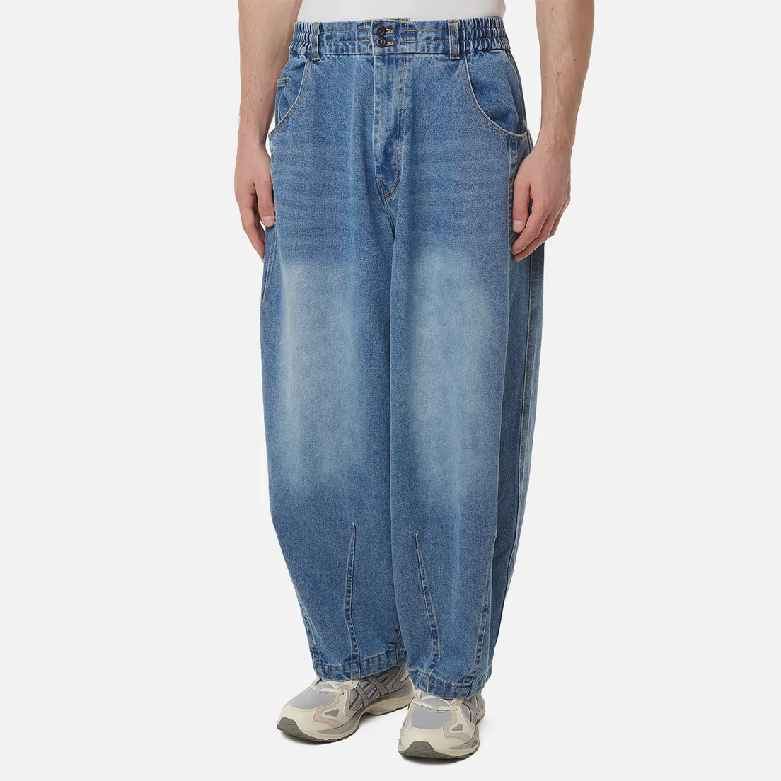 Anglan Мужские джинсы Pit Pocket Dart Denim Balloon