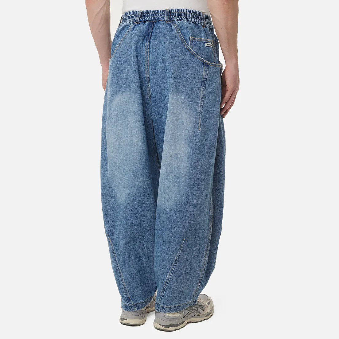 Anglan Мужские джинсы Pit Pocket Dart Denim Balloon