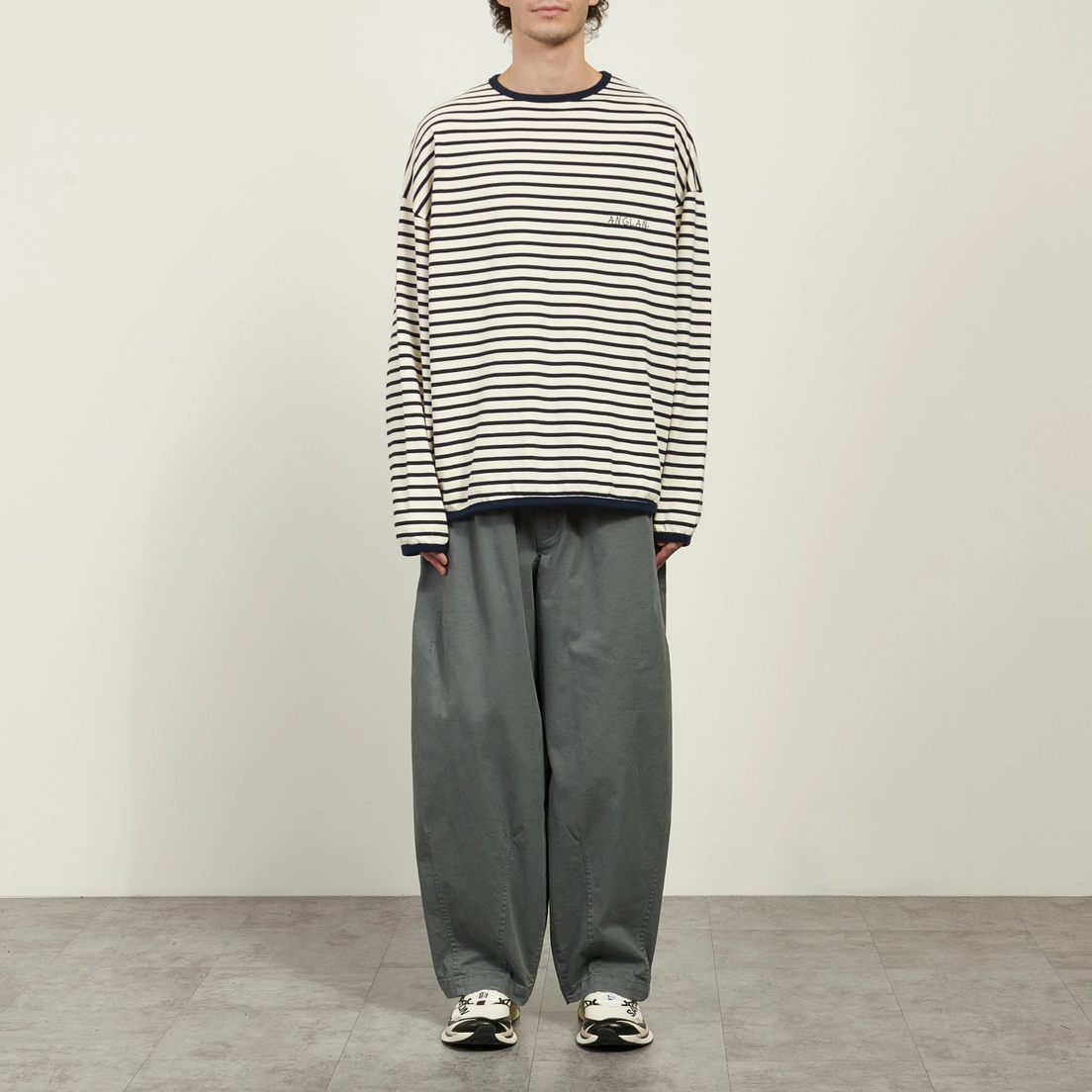 Anglan Мужской лонгслив Striped