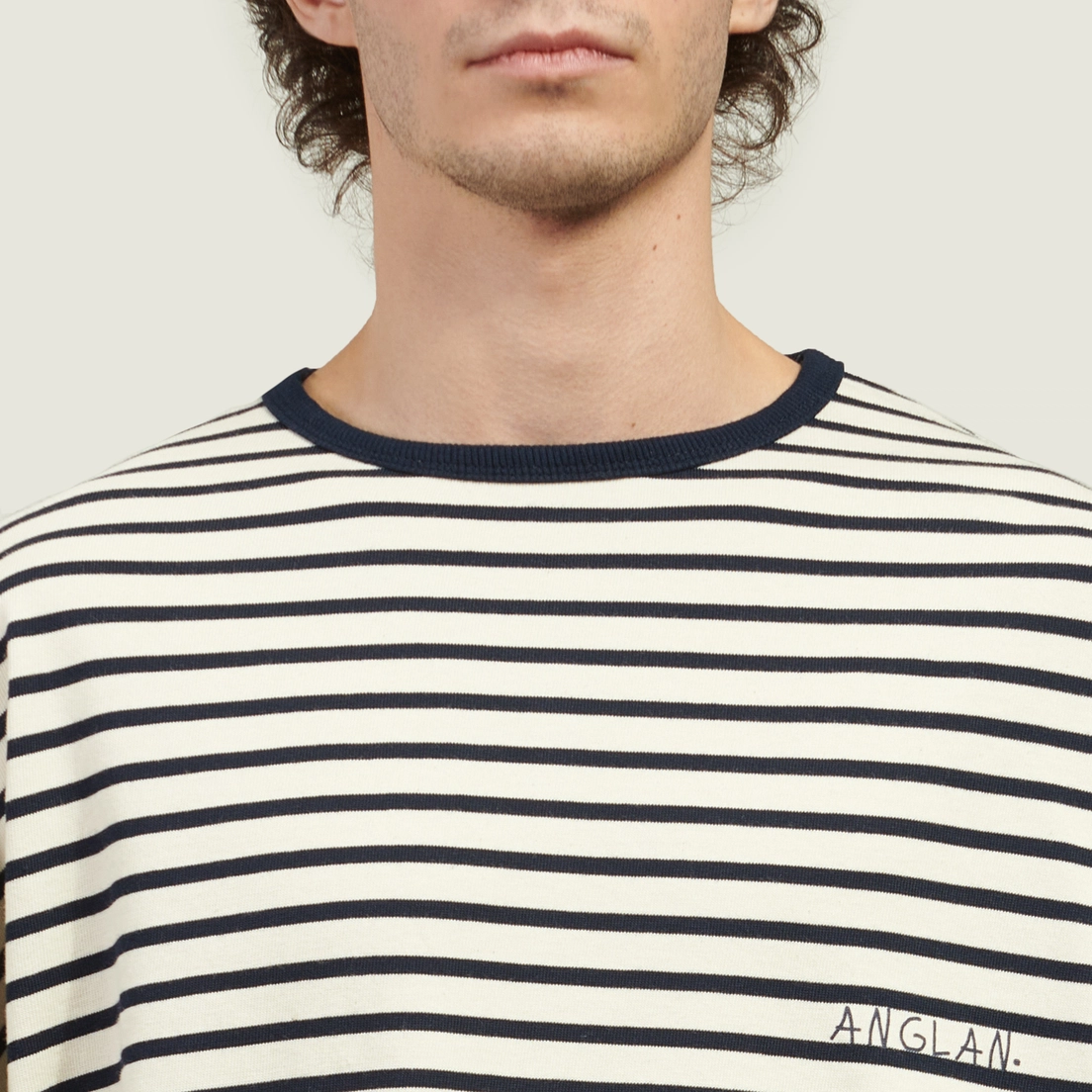 Anglan Мужской лонгслив Striped