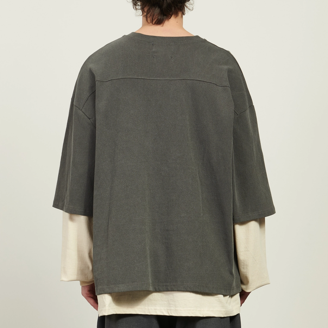 Anglan Мужской лонгслив Slogan Layered