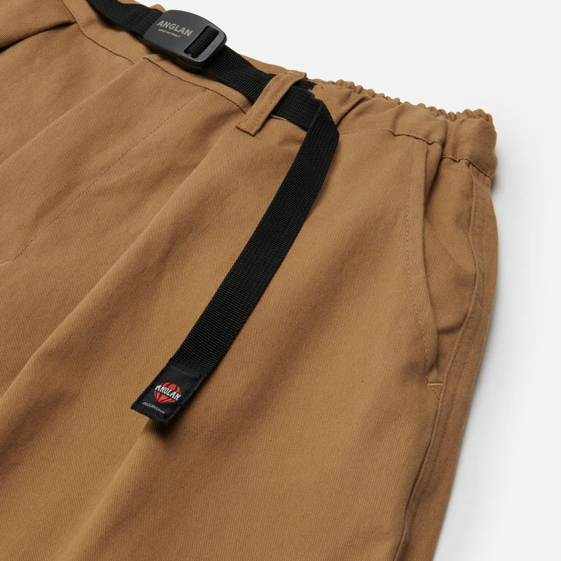 Anglan Мужские брюки Twill Cotton Belt Balloon