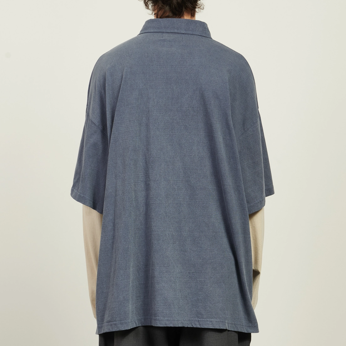 Anglan Мужской лонгслив Typo Print Layered Rugby