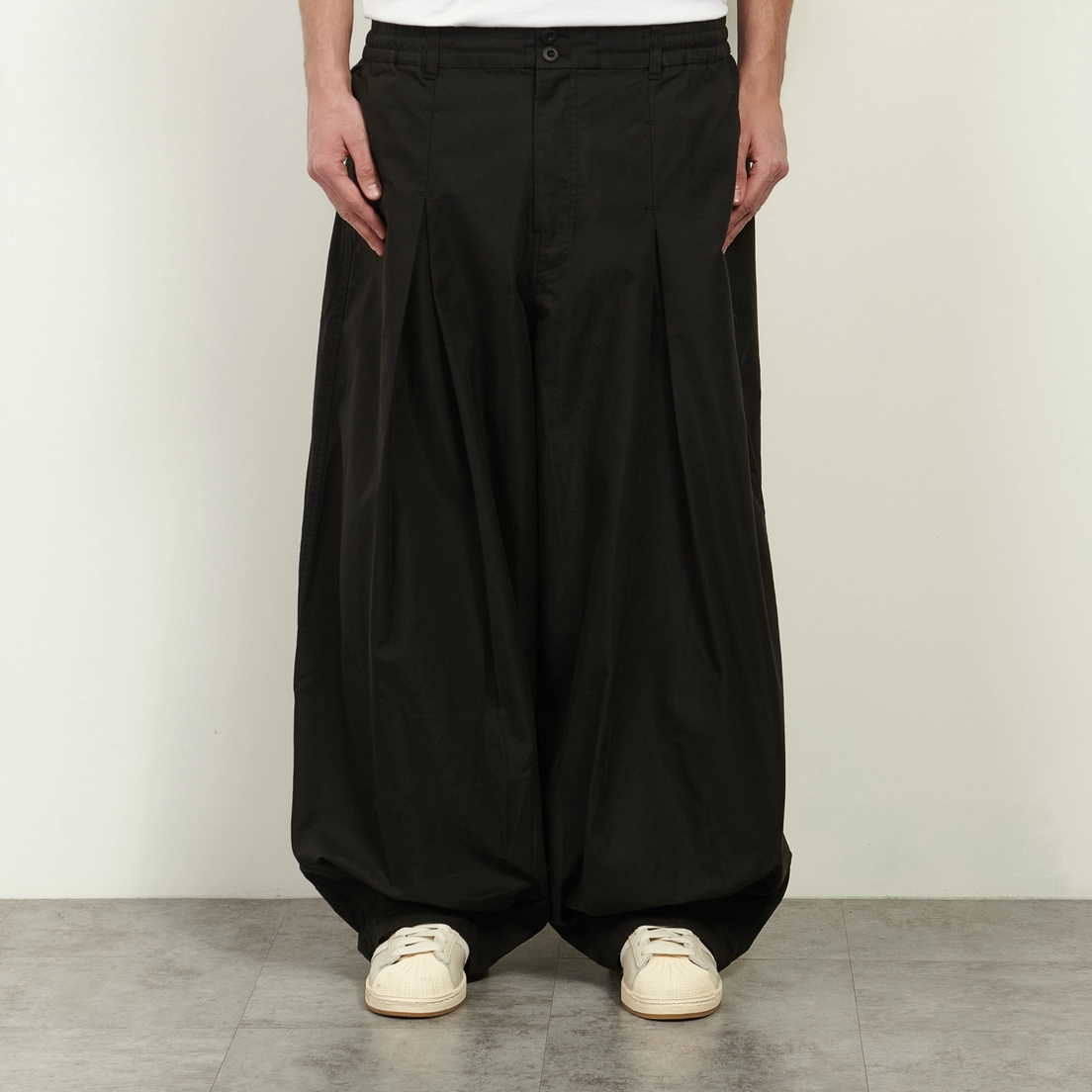 Anglan Мужские брюки Unbalance Long Tuck Balloon