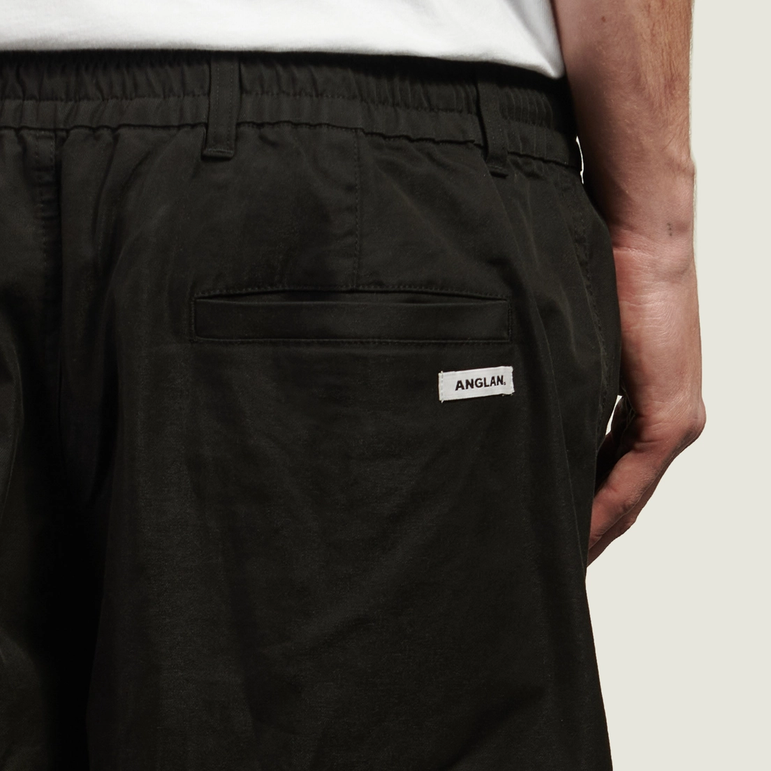 Anglan Мужские брюки Unbalance Long Tuck Balloon