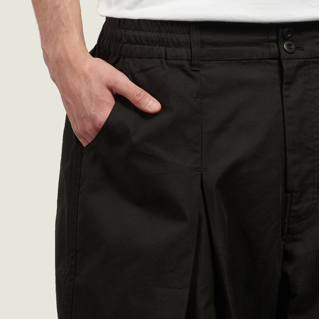 Anglan Мужские брюки Unbalance Long Tuck Balloon