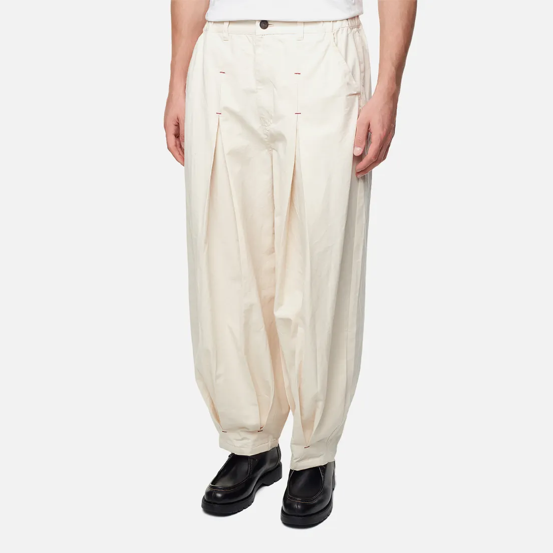 Anglan Мужские брюки Unbalance Long Tuck Balloon