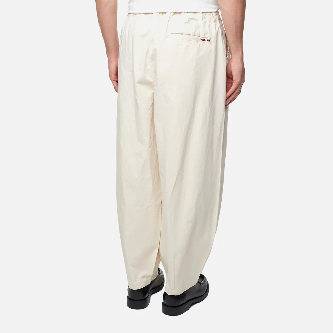 Anglan Мужские брюки Unbalance Long Tuck Balloon