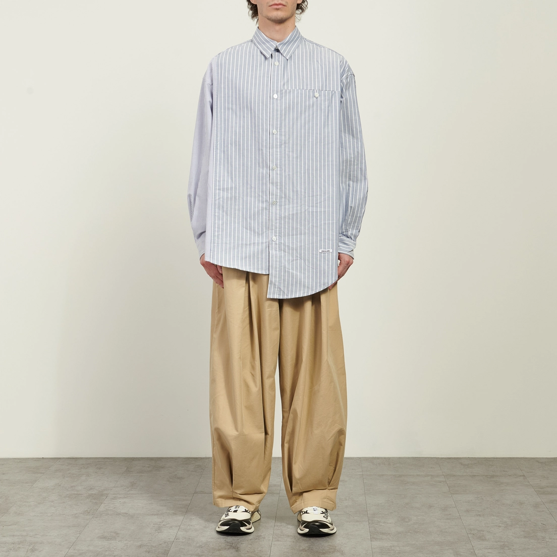 Anglan Мужская рубашка Unbalance Patch Big