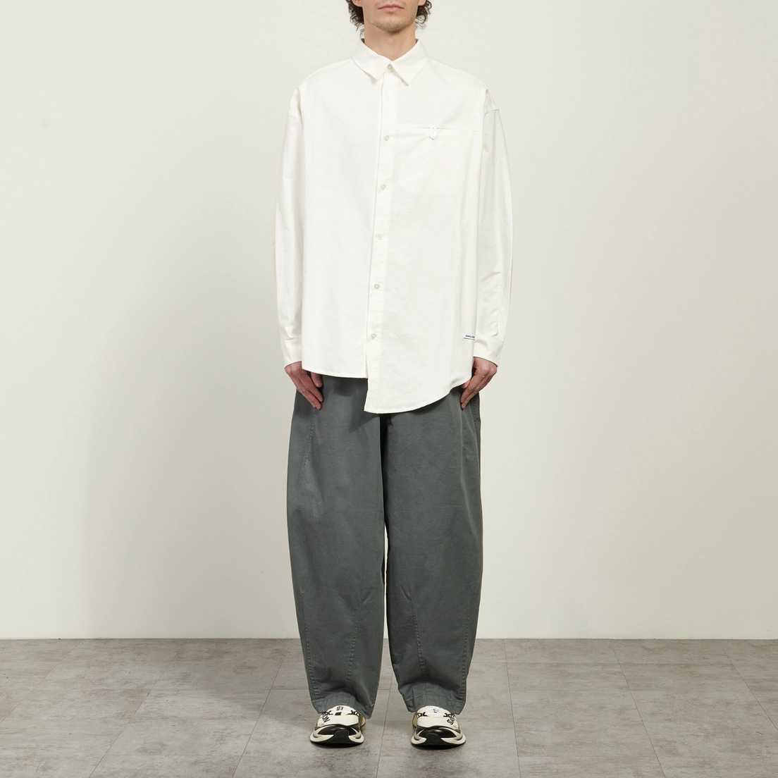 Anglan Мужская рубашка Unbalance Patch Big