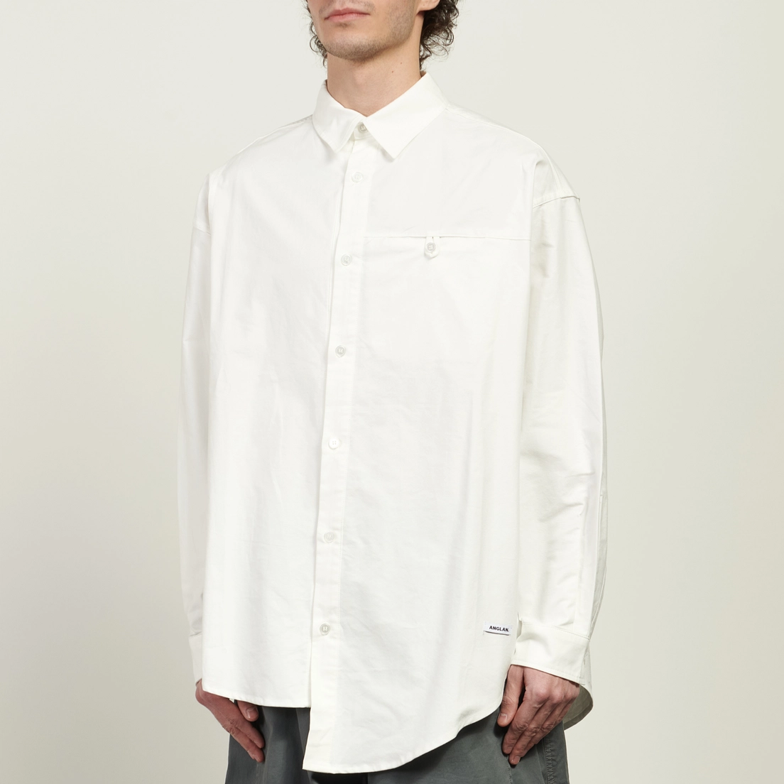 Anglan Мужская рубашка Unbalance Patch Big