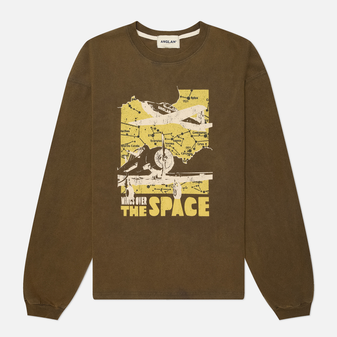 Мужской лонгслив ANGLAN W.O.T.S Graphic Washed