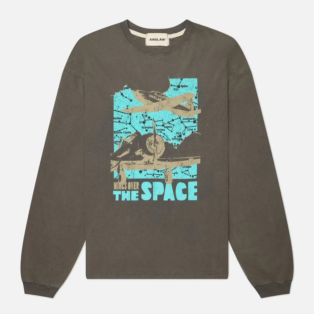 Anglan Мужской лонгслив W.O.T.S Graphic Washed