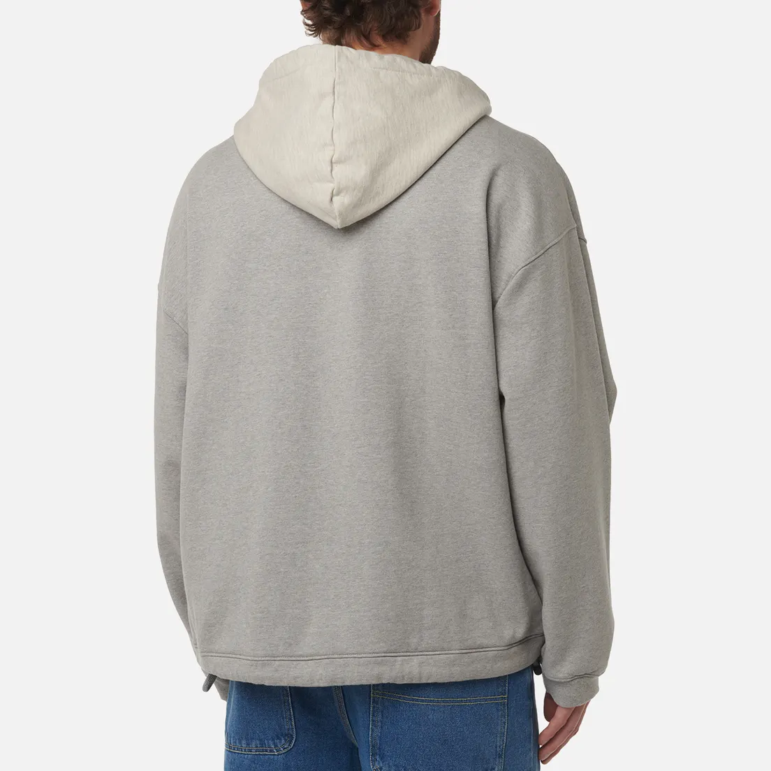 Anglan Мужская толстовка Wrap Half Zip Hoodie
