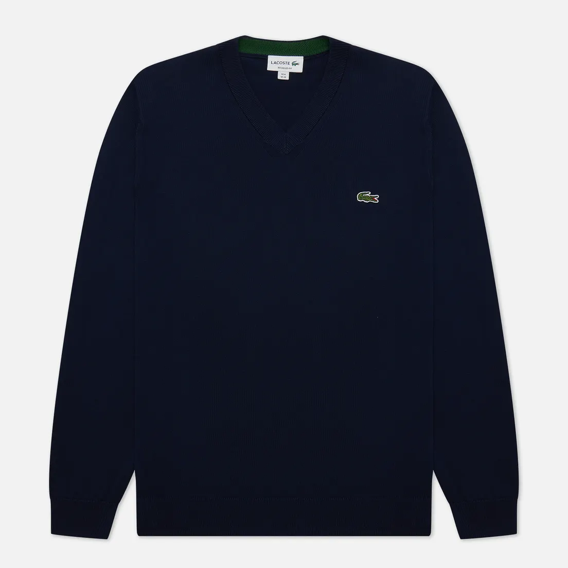 Lacoste Мужской свитер Embroidered Croc Logo Organic Cotton