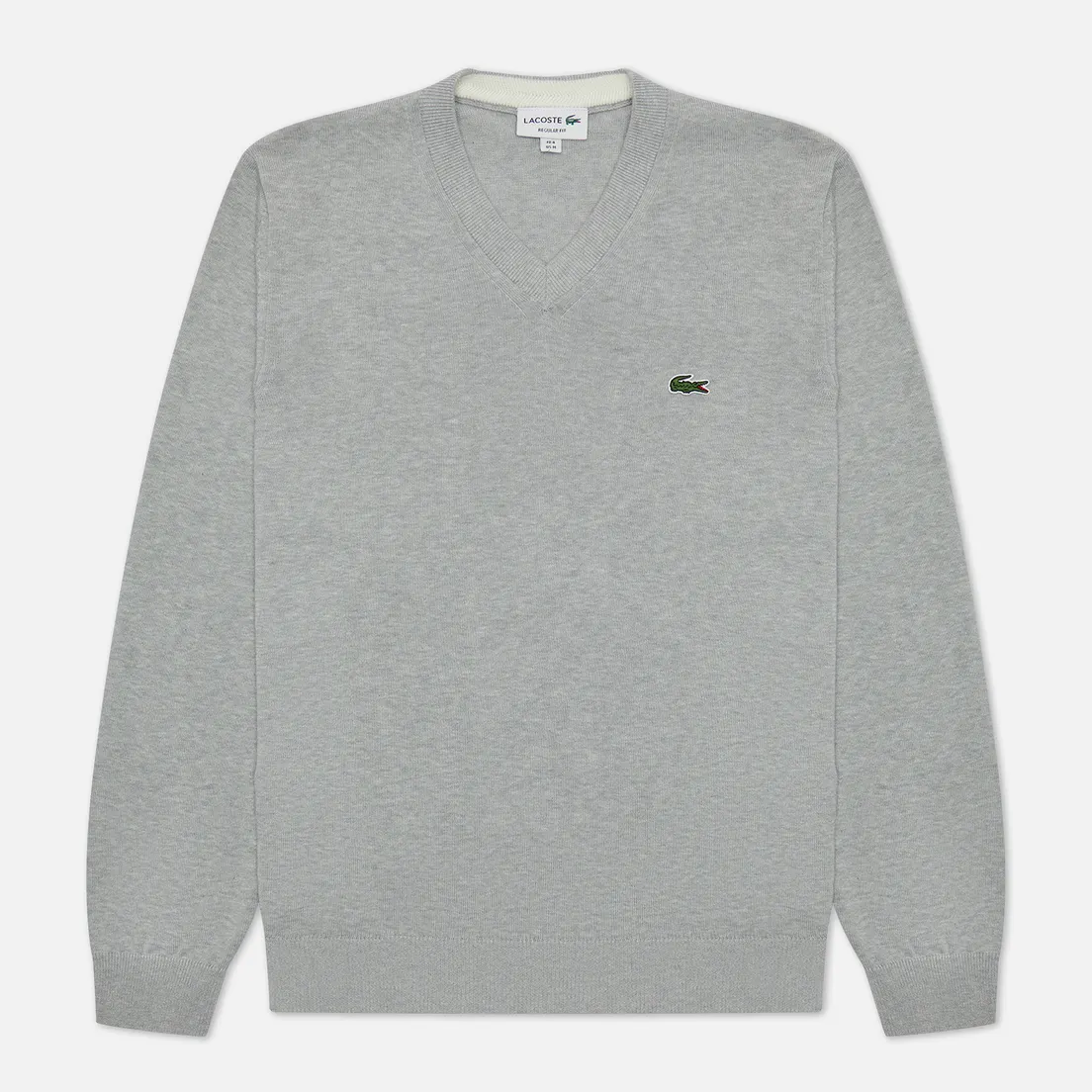 Lacoste Мужской свитер Embroidered Croc Logo Organic Cotton