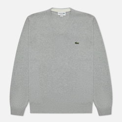 Lacoste Мужской свитер Embroidered Croc Logo Organic Cotton
