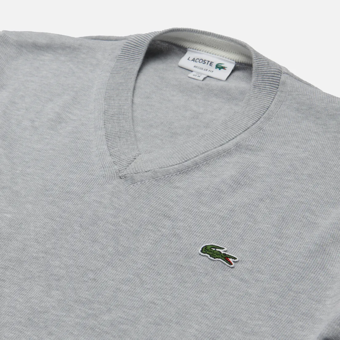 Lacoste Мужской свитер Embroidered Croc Logo Organic Cotton