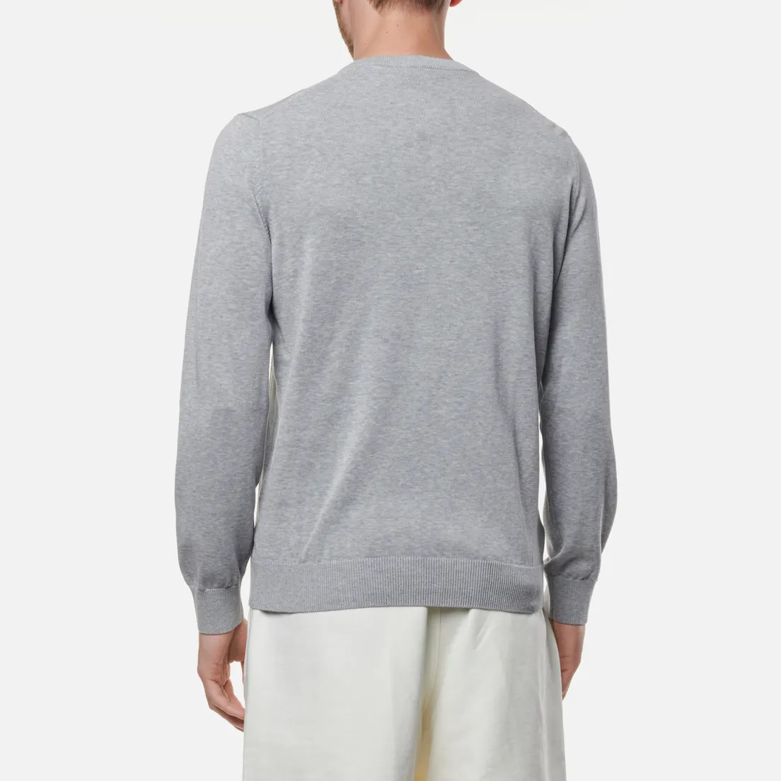 Lacoste Мужской свитер Embroidered Croc Logo Organic Cotton