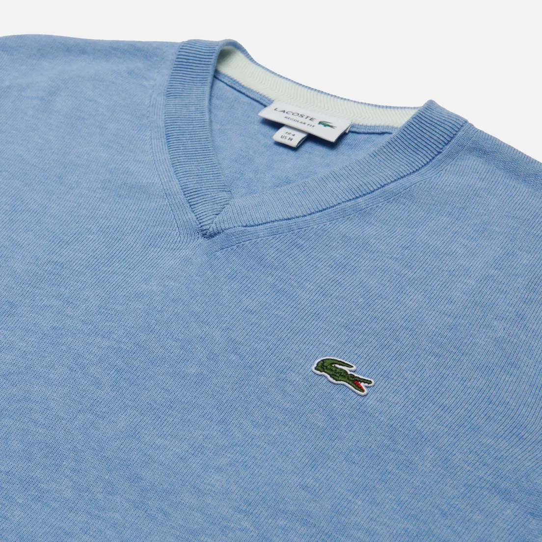 Lacoste Мужской свитер Embroidered Croc Logo Organic Cotton