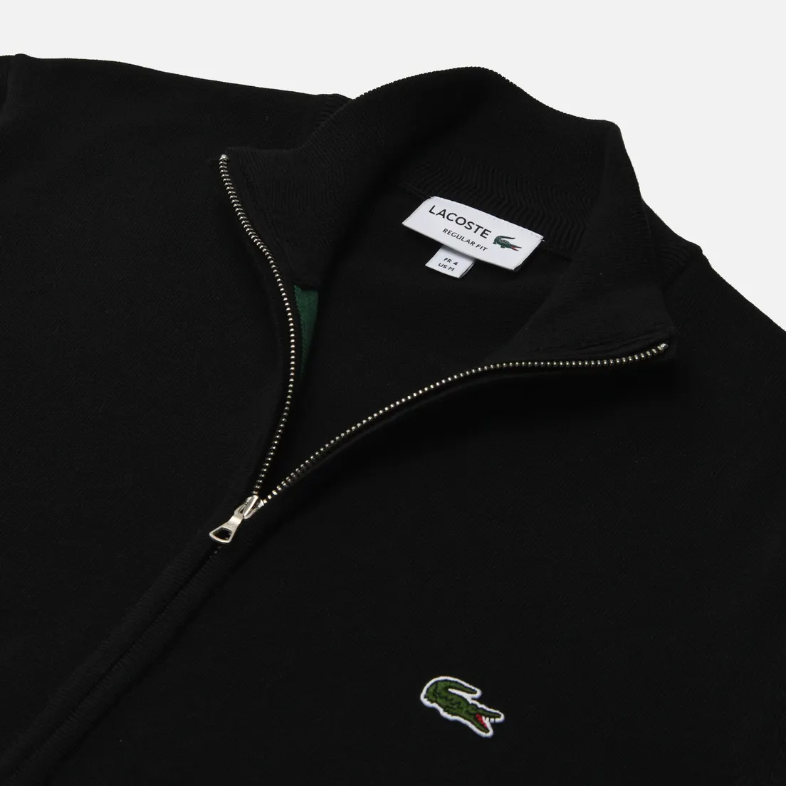 Lacoste Мужской свитер Stand-Up Collar Organic Cotton Zippered